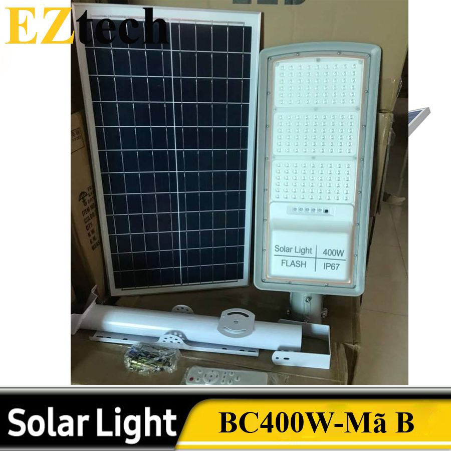 Đèn Đường - Sân vườn năng lượng mặt trời 400w siêu sáng
